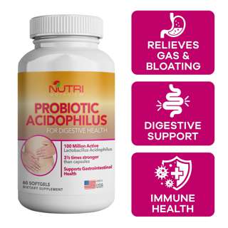 Nutri Botanics Probiotic Acidophilus for Digestive Health