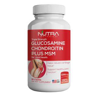 Nutra Botanics Triple Strength Glucosamine Chondroitin + MSM Nutra Botanics Triple Strength Glucosamine Chondroitin + MSM