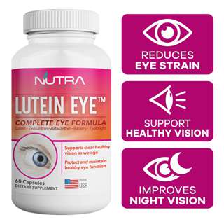 Nutra Botanics Lutein Eye Supplement + Zeaxanthin, Bilberry