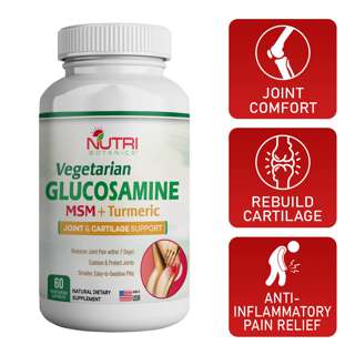 Nutri Botanics Vegetarian Glucosamine + Turmeric Joint Health Nutri Botanics Vegetarian Glucosamine + Turmeric Joint Health