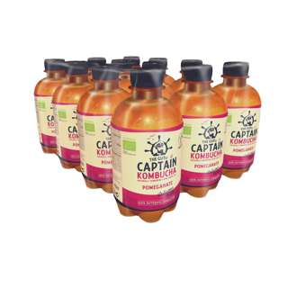 The GUTsy Captain Pomegranate Kombucha