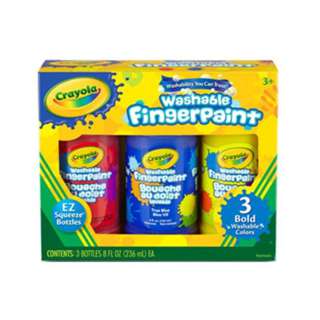 Crayola 3ct. Washable Bold Fingerpaint No.551310 Crayola 3ct. Washable Bold Fingerpaint No.551310