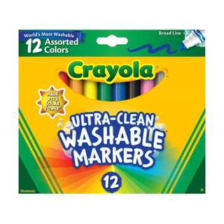 Crayola 12ct. Ultra Clean Washable Broad Line Marker No.58781
