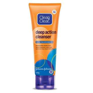 Clean & Clear Deep Action Cleanser, Oil Free