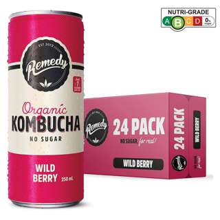 Remedy Organic Kombucha - Wild Berry