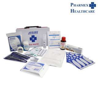 Assure First Aid Box, Complete Small, 23.4cm x 13.5cm x 5.4cm