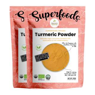 Nature's Superfoods Organic Turmeric Powder (High Curcumin)