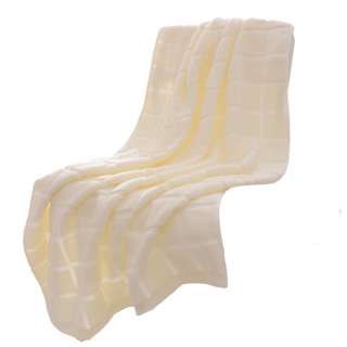 Sweet Home Pure Cotton Square Bath Towel  Beige L