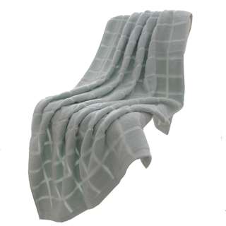 Sweet Home Pure Cotton Square Bath Towel Green L