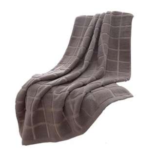 Sweet Home Pure Cotton Square Bath Towel Grey L