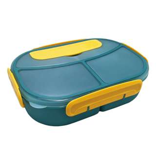 KJB 3-Compartment Bento Lunch Box 1.8L (Green)