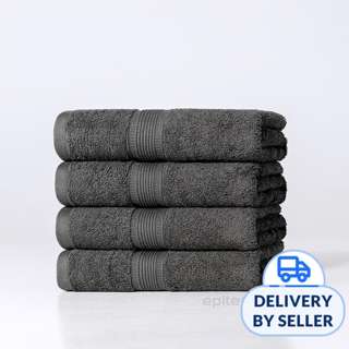 Epitex 100% Cotton Bath Towel - Charcoal