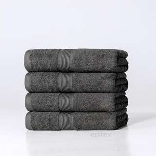 Epinova 100% Cotton Bath Towel - Charcoal