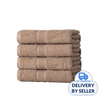Epitex 100% Cotton Basic Bath Towel - Brown