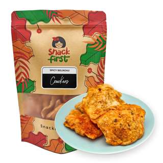 SnackFirst Spicy Belinjau Crackers (Emping Belinjo Chips)