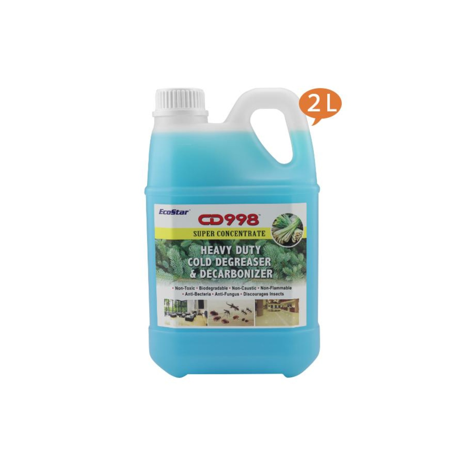 Ecostar Mosquito/Insect Repellent Detergent CD998 2L(Blue) NTUC FairPrice