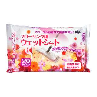 Condor Sterilization Floor Wet Wipes Sheet 20 Sheets - Flower