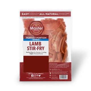 Master Grocer Australia Grassfed Lamb Stir Fry IQF Frozen
