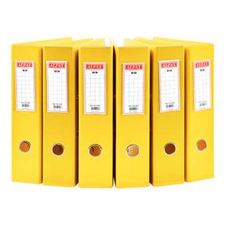 Alfax 182A Pvc Arch File 3inches A4 Yellow #04