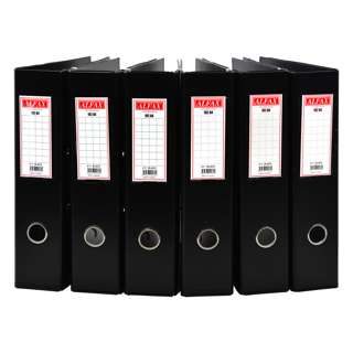 Alfax 182A4 Pvc Arch File 3inches - Black (#11)