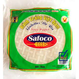 Safoco Spring rolls rice paper (16cm)