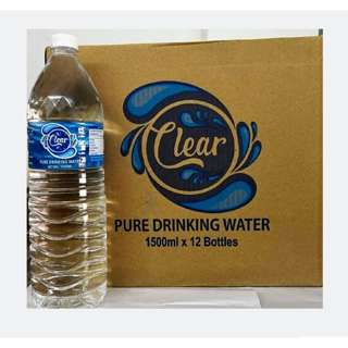 Clear Pure Drinking Water - Case ( 1.5 L X 12 ) - By Shivsaga Clear Pure Drinking Water - Case ( 1.5 L X 12 ) - By Shivsaga