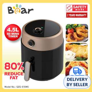 Bear (QZG-E15M5)Air fryer 4.5L with Hot Air Flow System