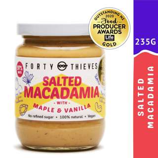 Forty Thieves Salted Macadamia With Vanilla & Maple Spread