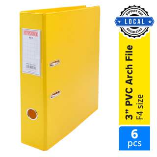 Alfax 182L Pvc Arch File 3inches F4 - Yellow (#04)