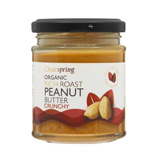 Clearspring Organic Rich Roast Peanut Butter - Crunchy