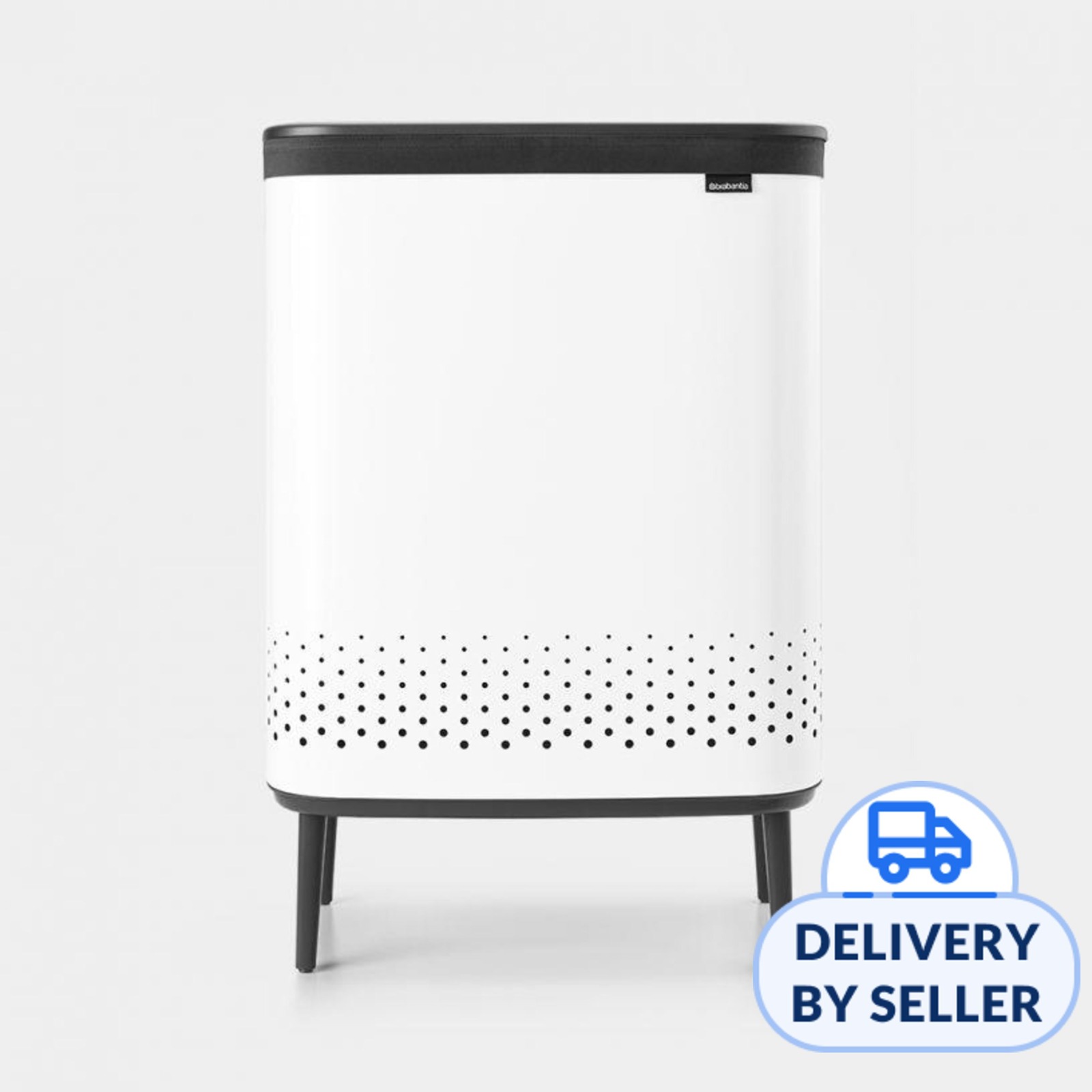 Brabantia Bo Laundry Bin Hi 2 x 45 Ltr White NTUC FairPrice