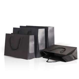 MillionParcel Black Premium Paper Bag L42 x W13 x H36 MillionParcel Black Premium Paper Bag L42 x W13 x H36
