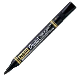 Pentel Bullet Point Permanent Marker Black Color N850-AO(BULK