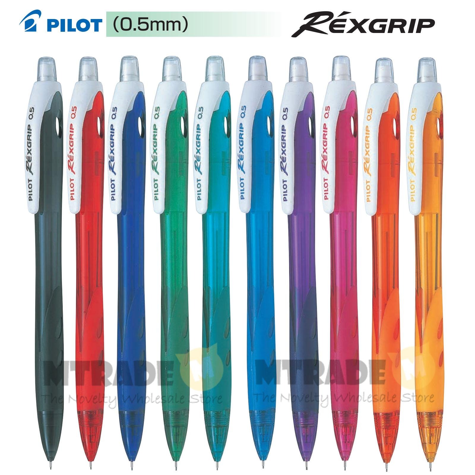 Pilot Rexgrip Mechanical Pencil 0.5mm Mixed Colours HRG-10R | NTUC