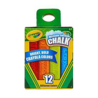 Crayola 12ct. Washable Sidewalk Chalk No.512012 Crayola 12ct. Washable Sidewalk Chalk No.512012