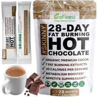 Grofinest 28 Day Fat Burning Hot Chocolate Weight Loss Cocoa