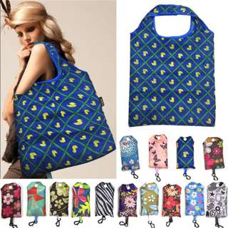 PurityWhite Foldable Shopping Reusable Grocery Bags