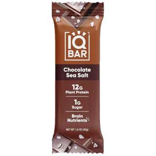 IQBar Plant Protein Bar - Chocolate Sea Salt IQBar Plant Protein Bar - Chocolate Sea Salt