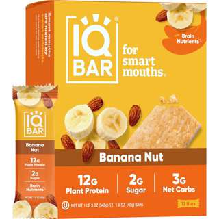 IQBar Plant Protein Bar - Banana Nut