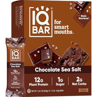 IQBar Plant Protein Bar - Chocolate Sea Salt