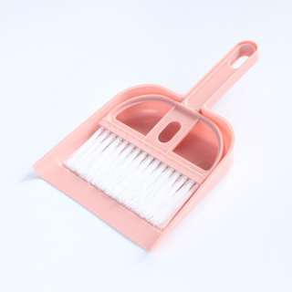 PurityWhite Pink Mini Dustpan & Brush Set broom