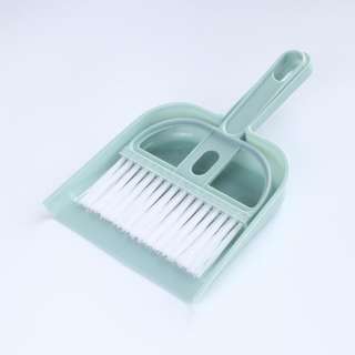 PurityWhite Blue Mini Dustpan & Brush Set broom