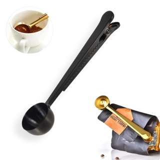 Camime Coffee Scoop 2 in 1 - Black