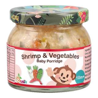 Eusik Baby Rice Porridge - Shrimp & Vegetables 10mths+ Eusik Baby Rice Porridge - Shrimp & Vegetables 10mths+