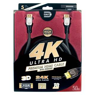Daiyo 4K Premium HDMI Cable 2.0 Version 5.0M  1 pc