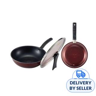 HappyCall Solaris Diamond IH 28cm Wok Pan Pan+Lid