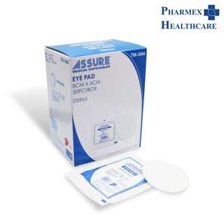 Assure Eye Pads Sterile, 8cm x 6cm
