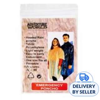 Adventure World Disposable Poncho (5pcs White)