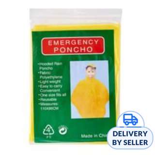 Adventure World Children Disposable Poncho (5pcs Yellow)