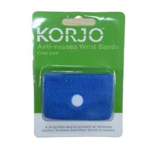 KORJO Anti-nausea Wrist Bands (Blue)(One Pair) KORJO Anti-nausea Wrist Bands (Blue)(One Pair)